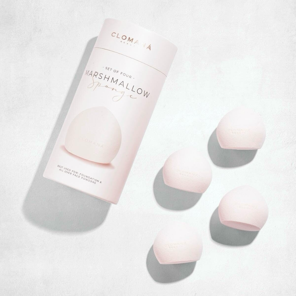 Clomana Marshmallow Sponge Shape 2 Pack of 4