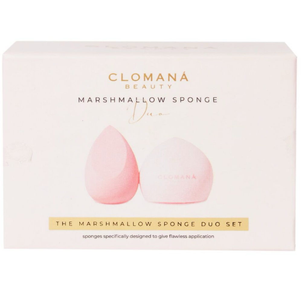 Clomana Marshmallow Makeup Sponge Duo