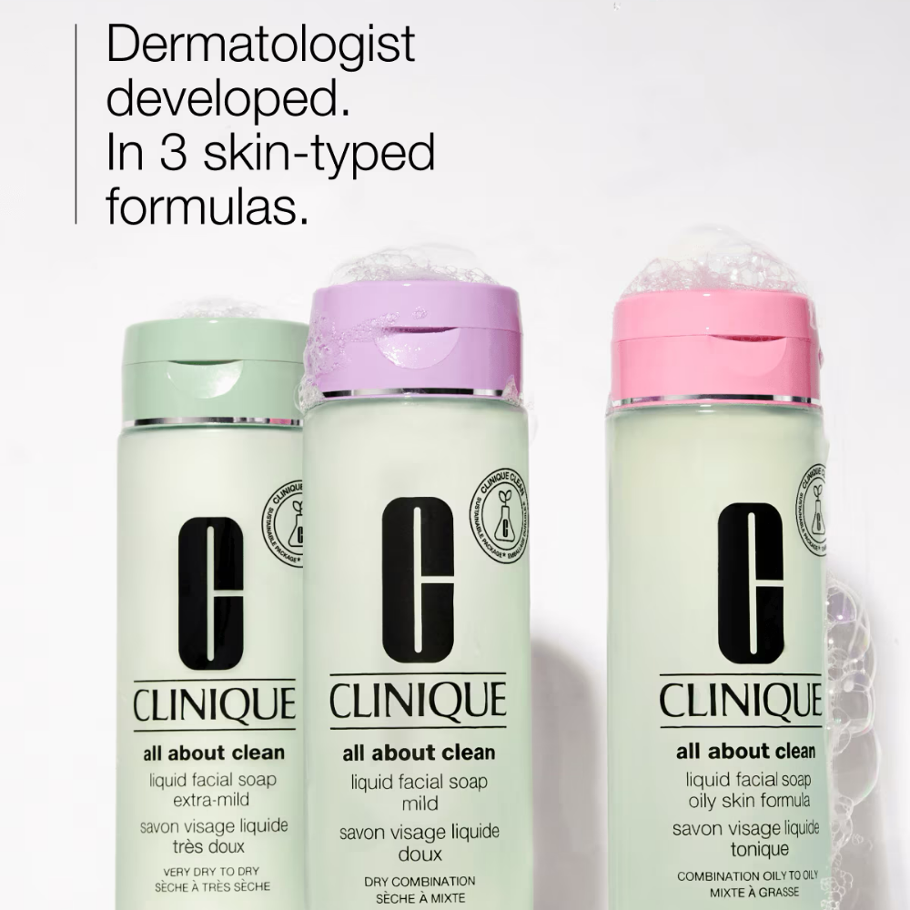 Clinique All About Clean Liquid Facial Soap Extra Mild 200ml