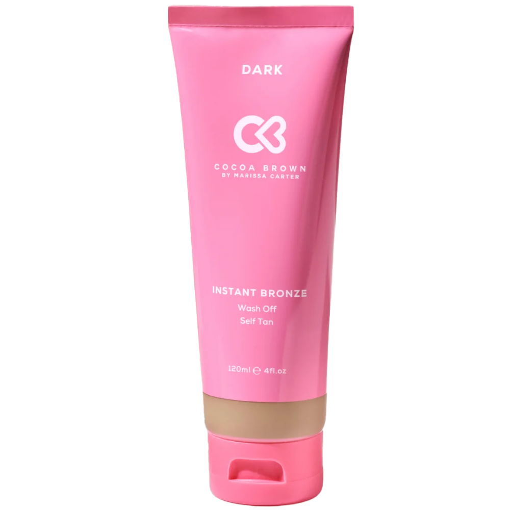 Cocoa Brown Instant Bronze Wash Off Self Tan Lotion Dark 120ml
