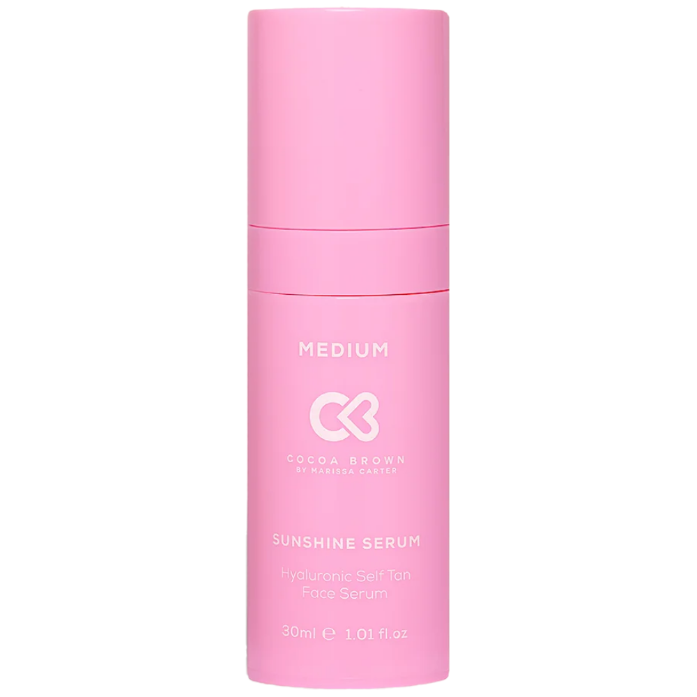Cocoa Brown Sunshine Serum Hyaluronic Self Tan Face Serum Medium 30ml