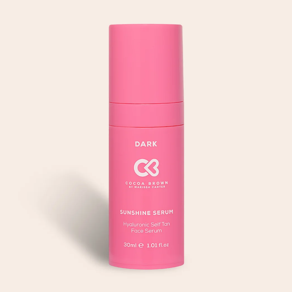 Cocoa Brown Sunshine Serum Hyaluronic Self Tan Face Serum Dark 30ml
