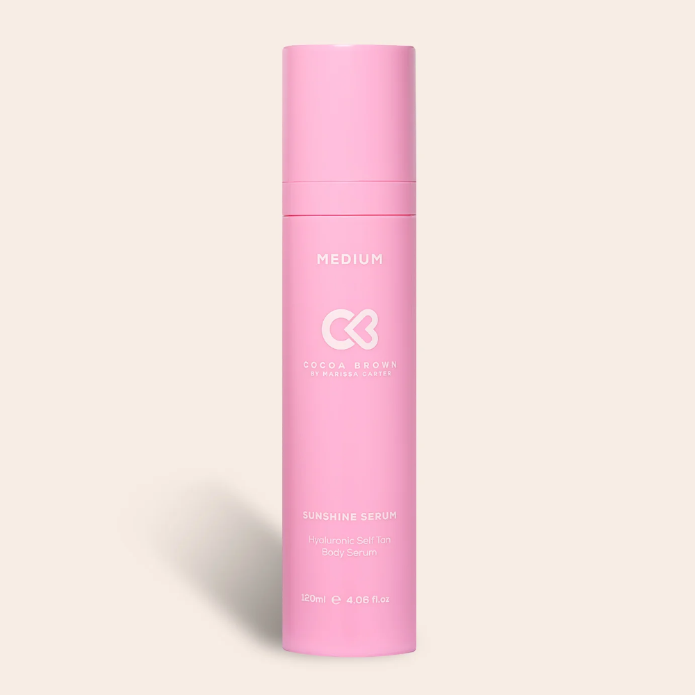 Cocoa Brown Sunshine Serum Hyaluronic Self Tan Body Medium 120ml