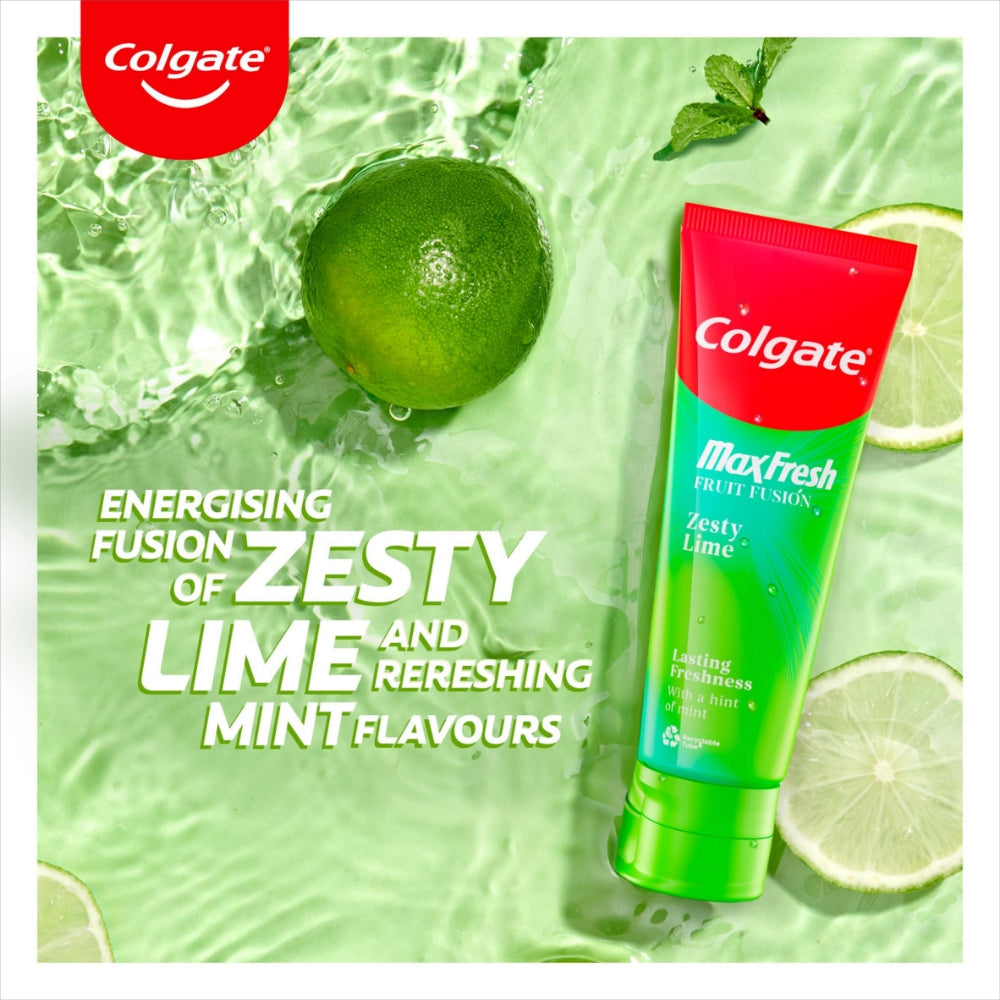 Colgate Max Fresh Fruit Infusion Zesty Lime Toothpaste 75ml