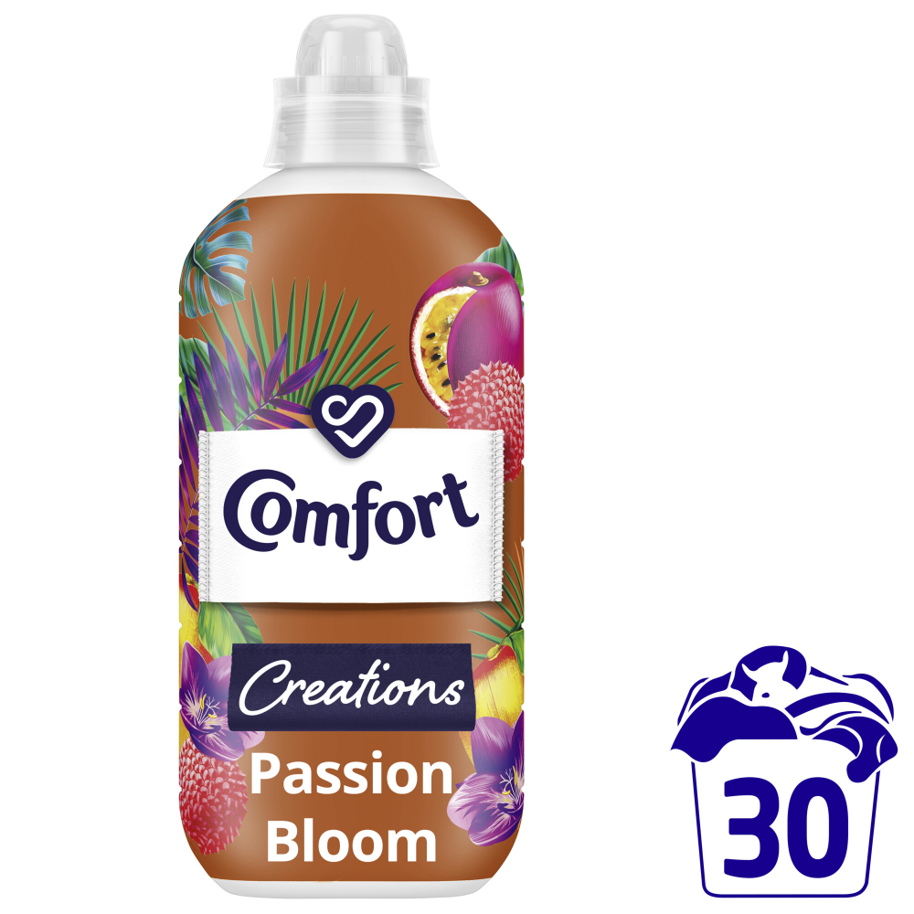 Comfort Creations Passion Bloom Fabric Conditioner 30 Washes 900ml