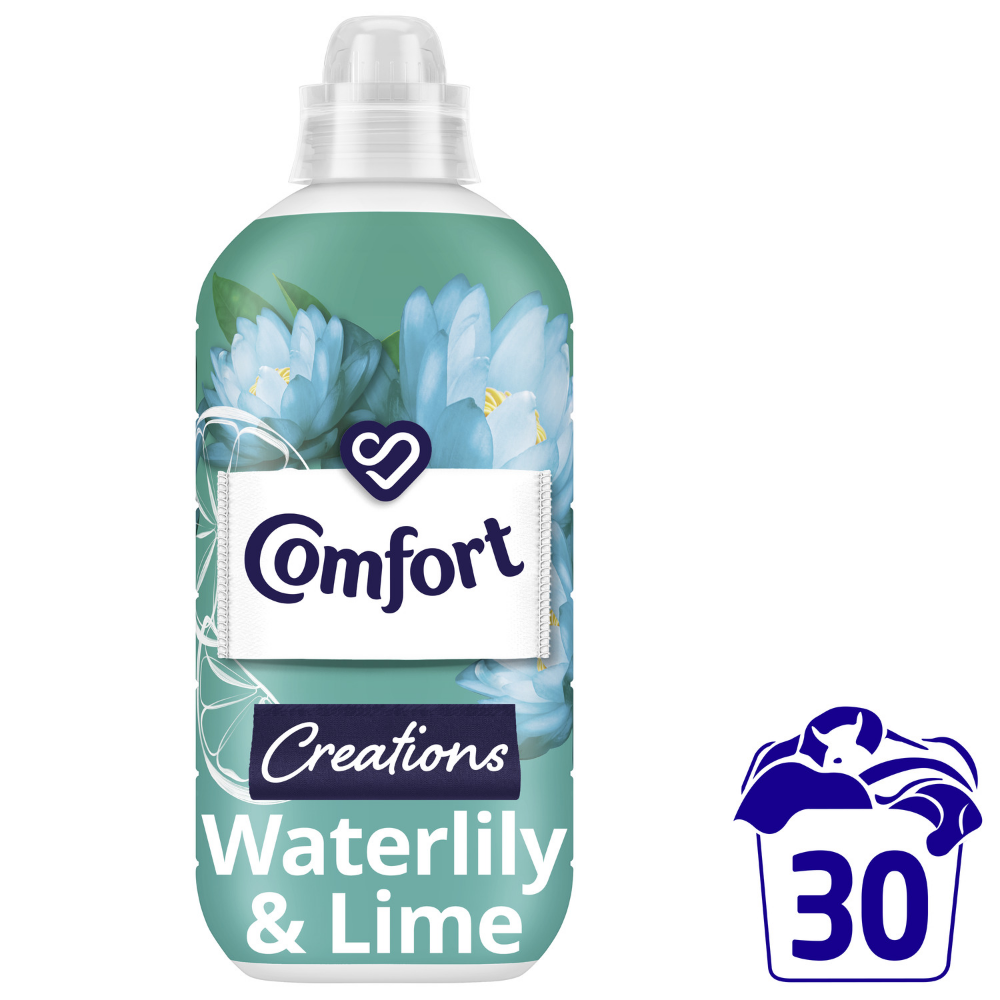 Comfort Creations Waterlily & Lime Fabric Conditioner 30 Washes 900ml