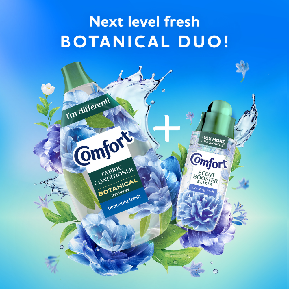 Comfort Botanical Freshness Heavenly Fresh Fabric Conditioner 64 Washes 960ml