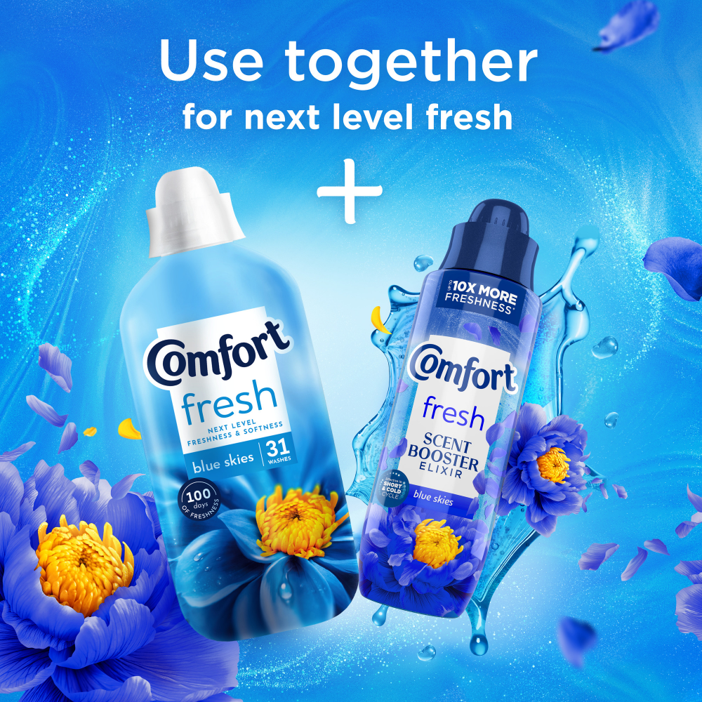 Comfort Fresh Blue Skies Scent Booster Elixir 20 Washes 460ml