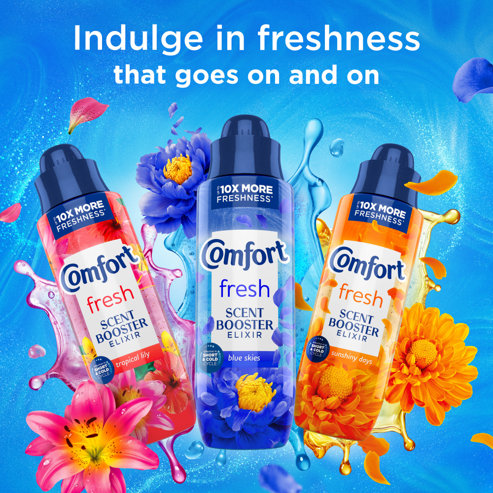Comfort Fresh Blue Skies Scent Booster Elixir 20 Washes 460ml