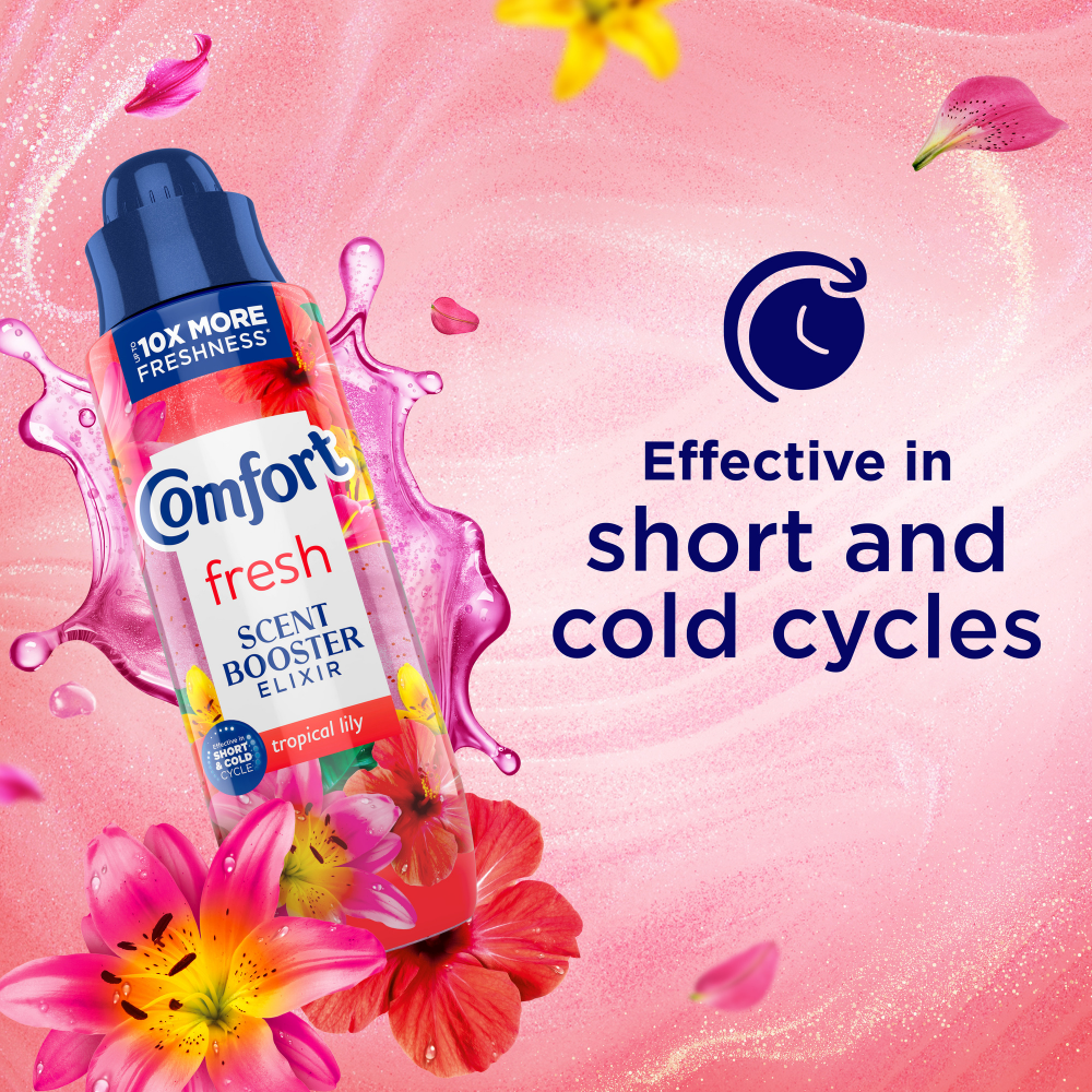 Comfort Fresh Tropical Lily Scent Booster Elixir 20 Washes 460ml