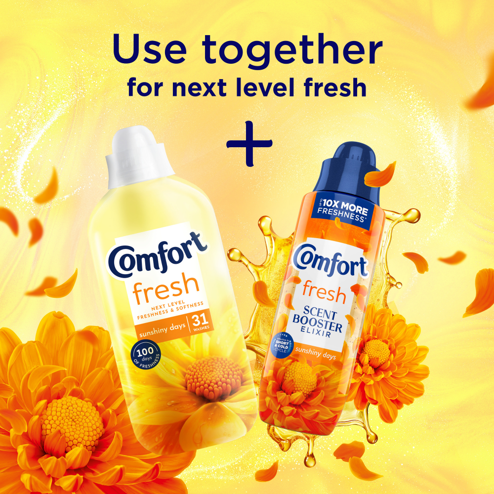 Comfort Fresh Sunshiny Days Scent Booster Elixir 20 Washes 460ml