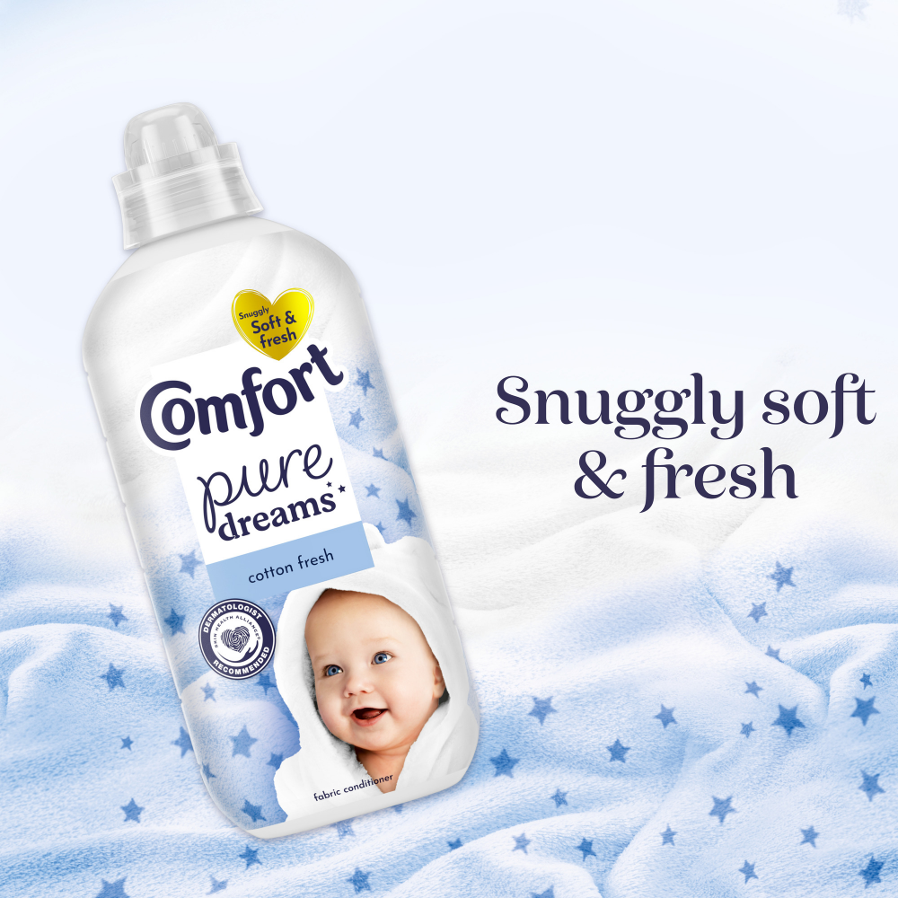 Comfort Pure Dreams Cotton Fresh Fabric Conditioner 48 Washes 1440ml