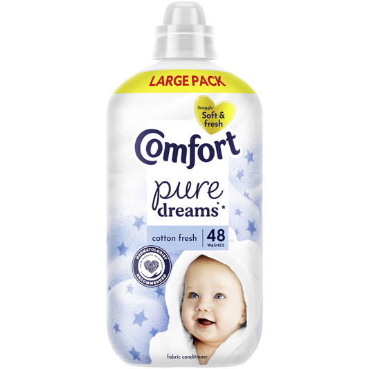 Comfort Pure Dreams Cotton Fresh Fabric Conditioner 48 Washes 1440ml