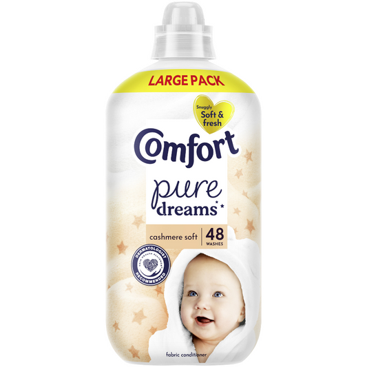 Comfort Pure Dreams Cashmere Soft Fabric Conditioner 48 Washes 1440ml