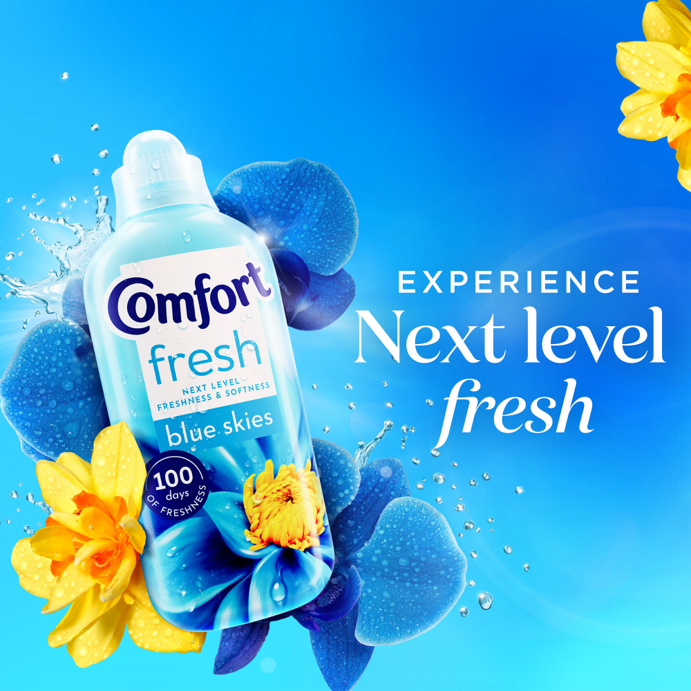 Comfort Fresh Blue Skies Fabric Conditioner 52 Washes 1560ml