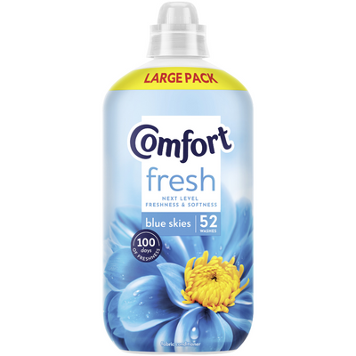 Comfort Fresh Blue Skies Fabric Conditioner 52 Washes 1560ml