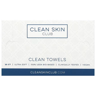 Clean Skin Club Clean Towels x25