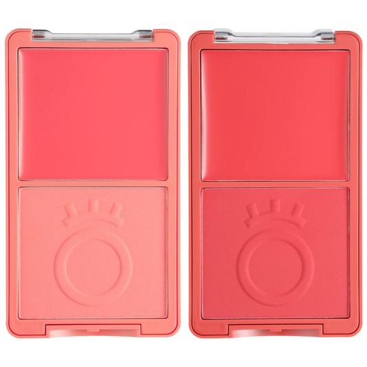 Collection Cosmetics Duo Blush Cream & Powder 2 Colour Makeup Palette