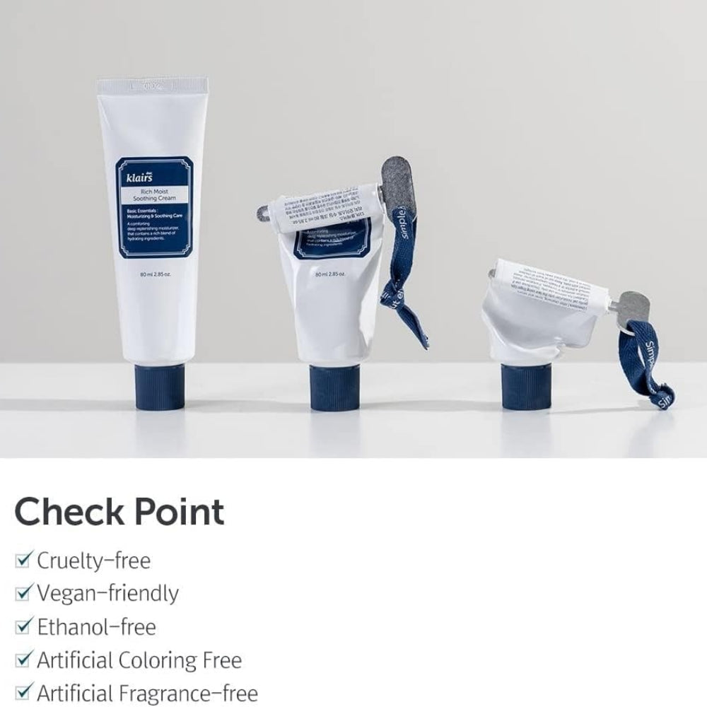 Dear, Klairs Rich Moist Soothing Cream 80ml