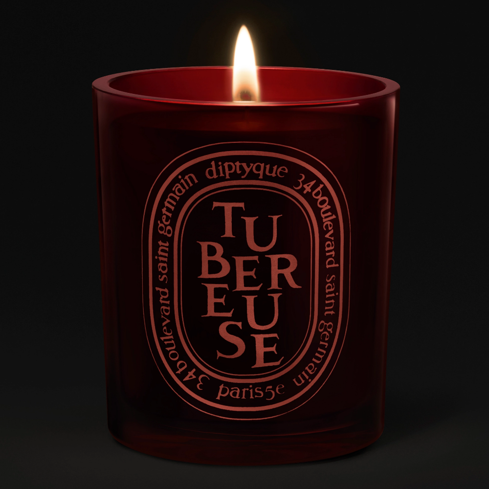 Diptyque Tubereuse Red Medium Jar Candle 300g