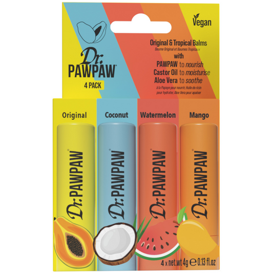Dr. PawPaw Original & Tropical Balms 4 x 4g