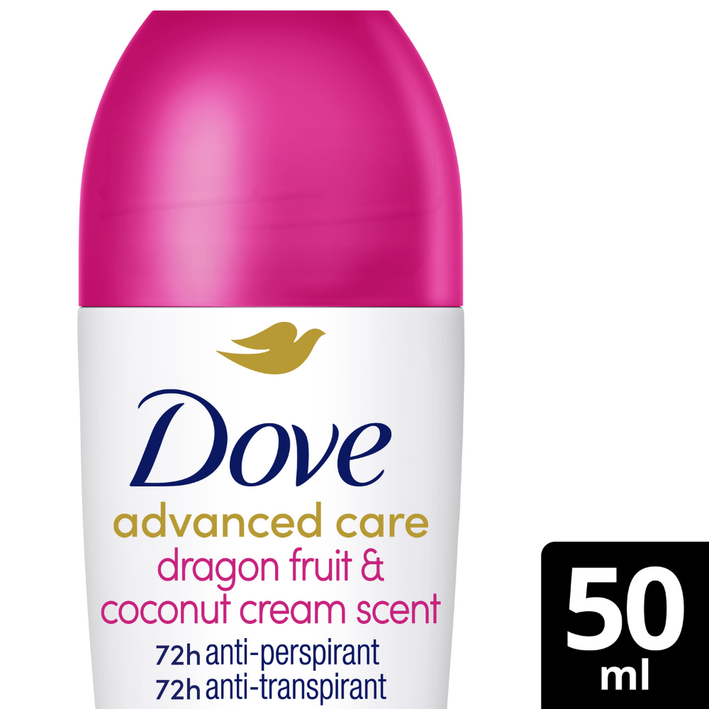 Dove Advanced Care 72h Go Fresh Dragonfruit & Coconut Anti-Perspirant Deodorant Roll-On 50ml