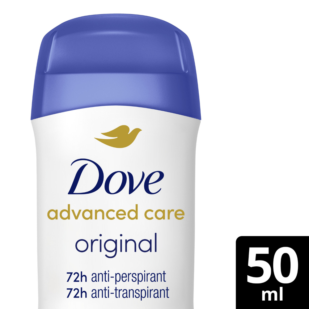 Dove Advanced Care 72h Original Anti-Perspirant Deodorant Stick 50ml