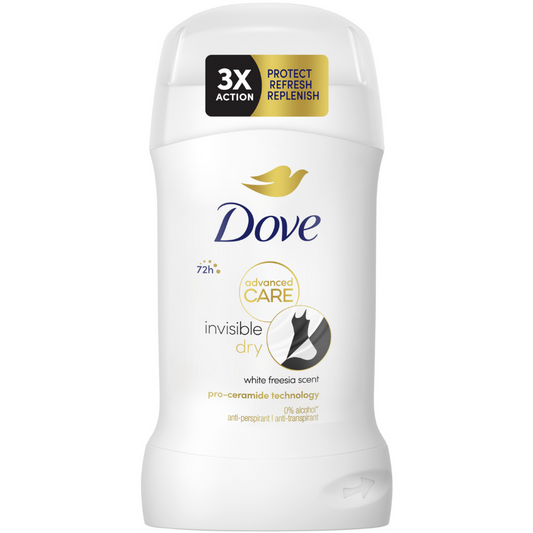 Dove Advanced Care 72h Invisible Dry White Freesia Anti-Perspirant Deodorant Stick 50ml