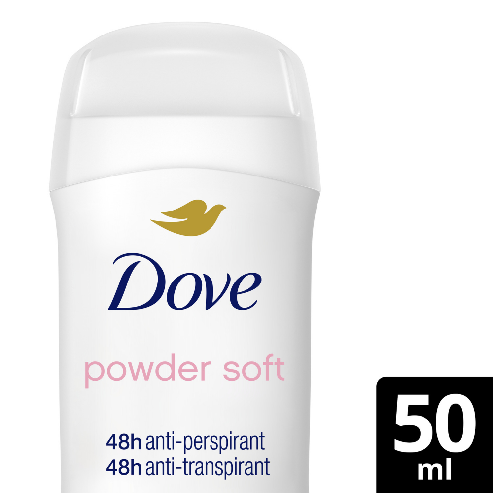 Dove Powder Soft 48h Anti-Perspirant Deodorant Stick 50ml