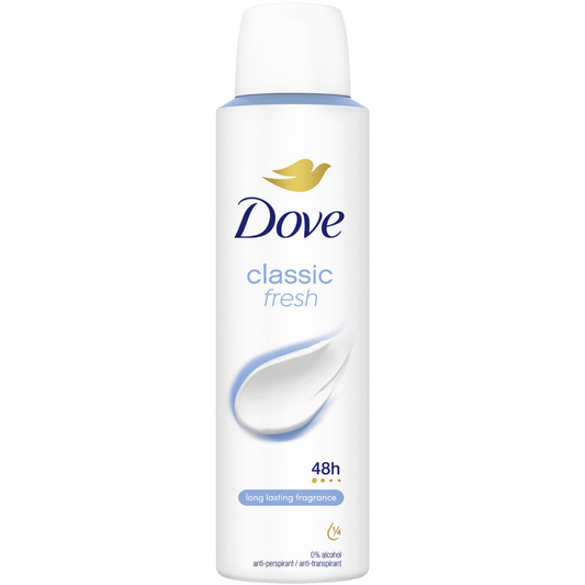 Dove Classic Fresh 48h Anti-Perspirant Deodorant Spray 150ml