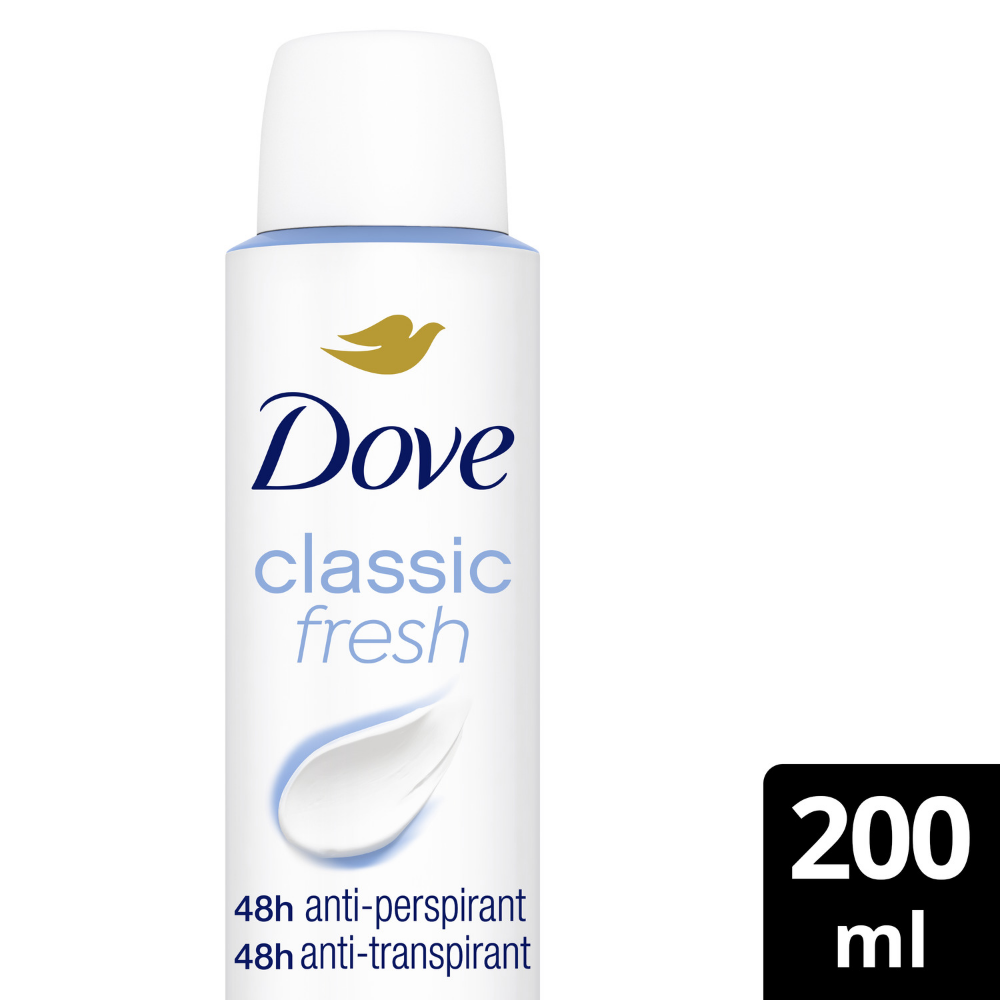 Dove Classic Fresh 48h Anti-Perspirant Deodorant Spray 200ml