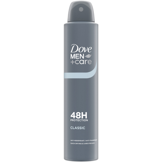 Dove Men+Care 48h Classic Anti-Perspirant Deodorant Spray 200ml