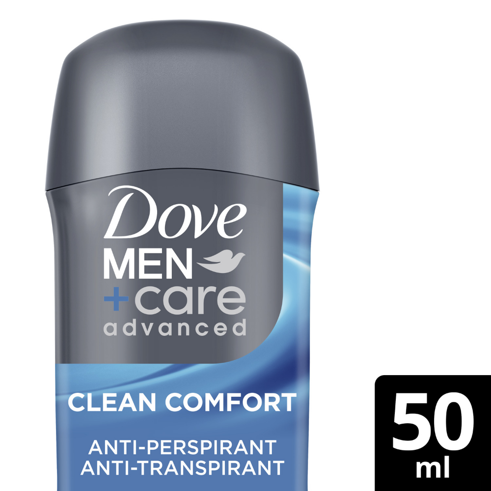 Dove Men+Care Advanced 72h Clean Comfort Anti-Perspirant Deodorant Roll-On 50ml