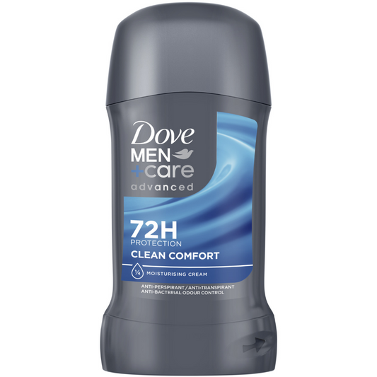 Dove Men+Care Advanced 72h Clean Comfort Anti-Perspirant Deodorant Roll-On 50ml