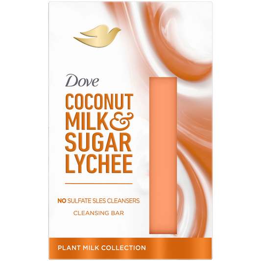 Dove Coconut Milk & Sugar Lychee Plant Milk Cleansing Bar 141g