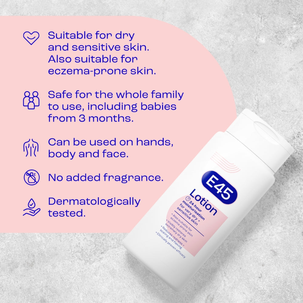 E45 Moisturiser Body Lotion 200ml