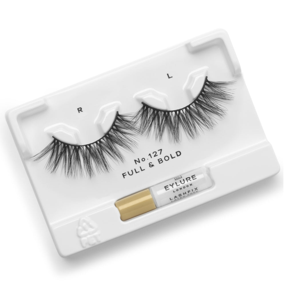 Eylure Dramatic 127 Full & Bold Strip Lashes Black Twin Pack