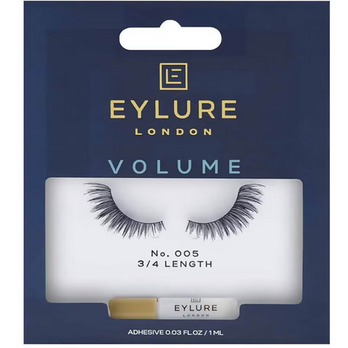 Eylure 3/4 Length 005 Light Volume Strip Lashes Black