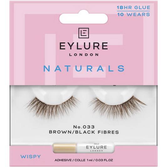 Eylure Naturals 033 Wispy Strip Lashes Brown/Black