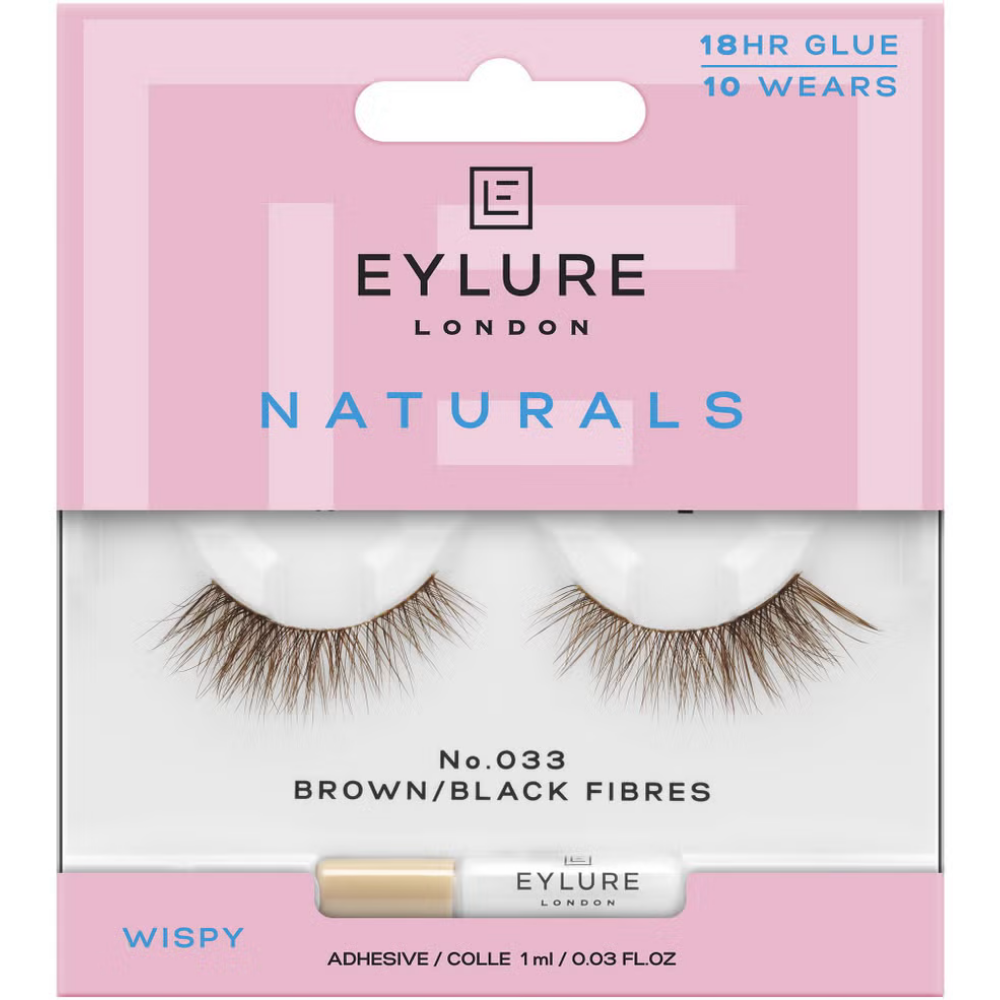 Eylure Naturals 033 Wispy Strip Lashes Brown/Black