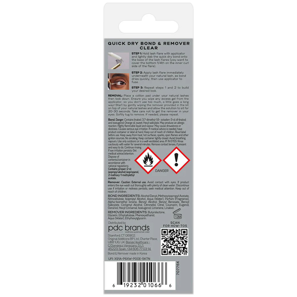 Eylure 7 Day Underlash Bond & Remover Duo Clear