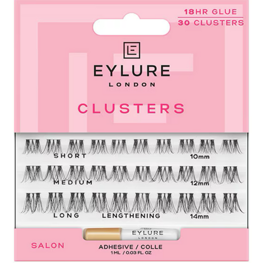 Eylure Salon Clusters Individual Lash Clusters Lengthening Black x30