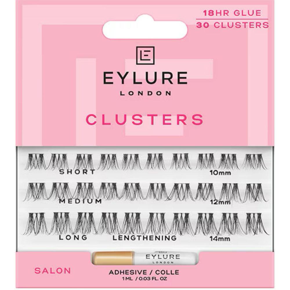 Eylure Salon Clusters Individual Lash Clusters Lengthening Black x30
