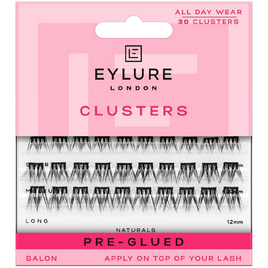 Eylure Salon Clusters Pre-Glued Individual Lash Clusters Naturals Black x30