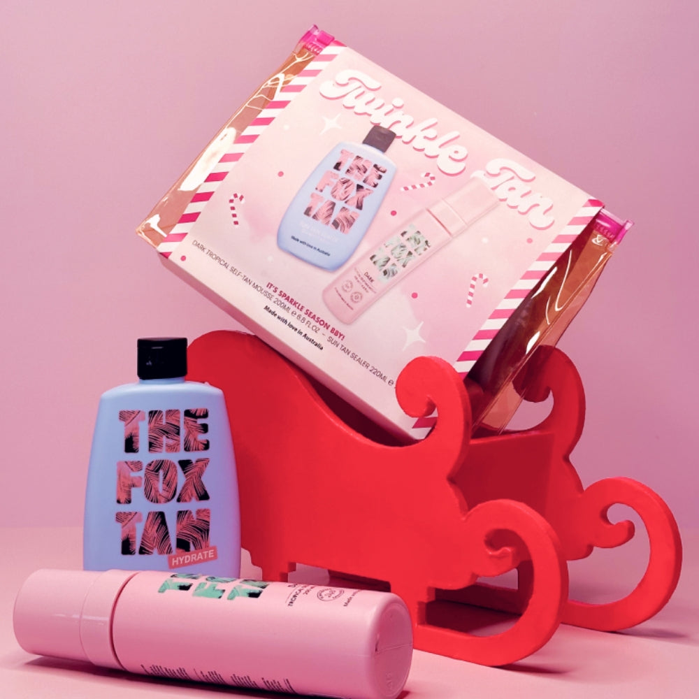 The Fox Tan Twinkle Tan Christmas Gift Set
