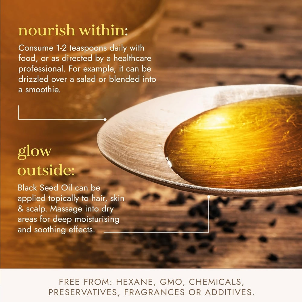 Fushi Organic Fresh-Pressed Black Seed Oil 250ml