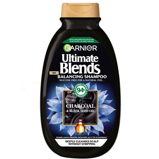 Garnier Ultimate Blends Charcoal & Black Seed Oil Balancing Shampoo 300ml