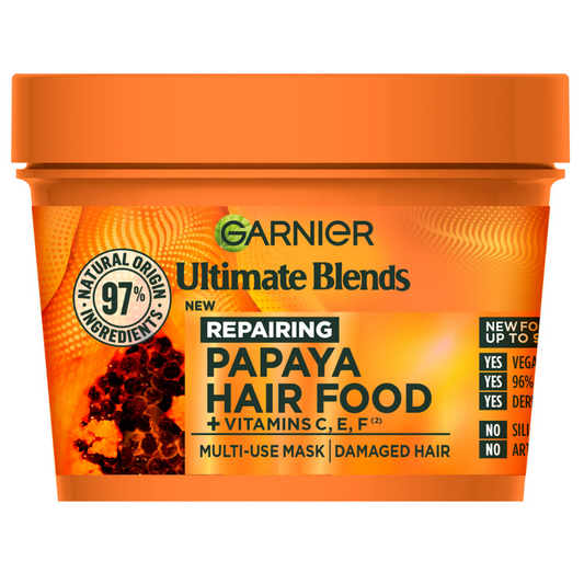 Garnier Ultimate Blends Papaya Hair Food Repairing Multi-Use Hair Mask 350ml