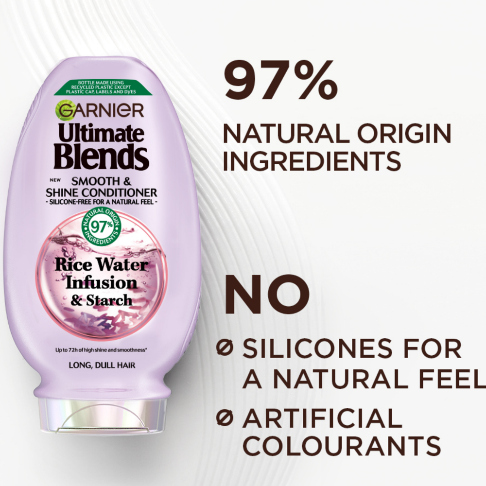 Garnier Ultimate Blends Rice Water Infusion Smooth & Shine Conditioner 300ml