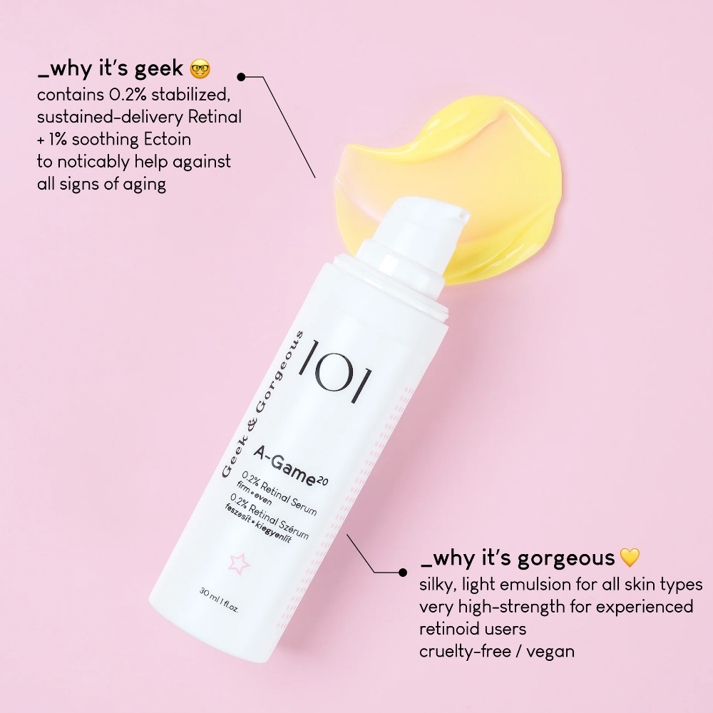 Geek & Gorgeous A-Game 20 0.2% Retinal Serum 30ml